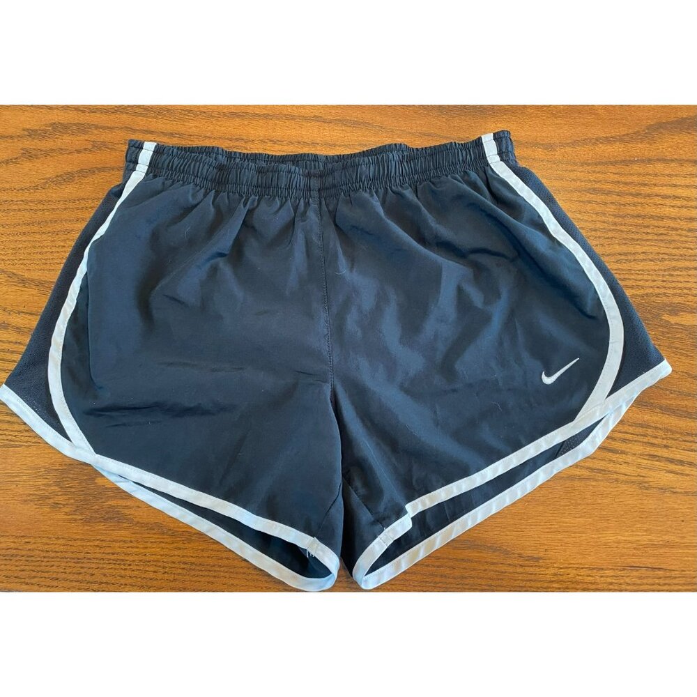 Womens Nike Tempo Running Shorts Short Drifit Inner Panty Black Size Small